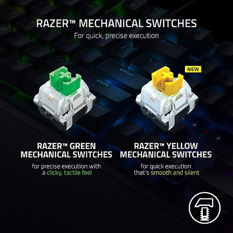 Razer BlackWidow V3 Mechanical Gaming Keyboard-green switches