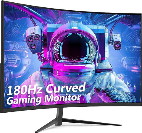 Z-Edge UG24 24-inch Gaming Monitor 180Hz Refresh Rate, 1ms MPRT, FHD 1080 , R1650 Curved, AMD Freesync Premium Display