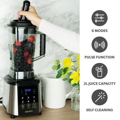 electriQ 6-in-1 2L Multifunctional Blender Soup Maker and Juicer