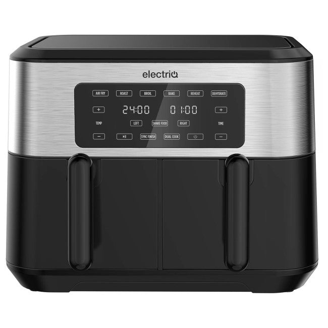 electriQ Dual Zone Air Fryer 8.5L Capacity