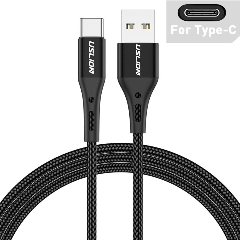 3A USB Type C Cable Wire For Samsung S10, S20 & Xiaomi mi 11