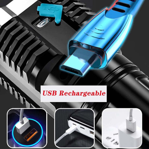 Tactical Portable Flashlight Sport 4/5 Heads Torches