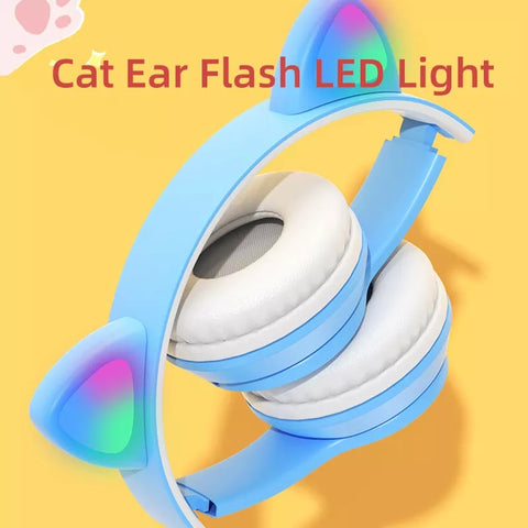 Bluetooth 5.0 Earphones Big Cat Ear Gaming Earphone