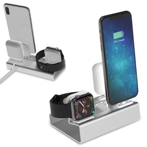 Aluminum 3 in 1 Charging Stand for Apple Devices - Costsold