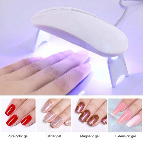 Nail Art Equipment 3 Led's Beads Manicuring Nail Tool