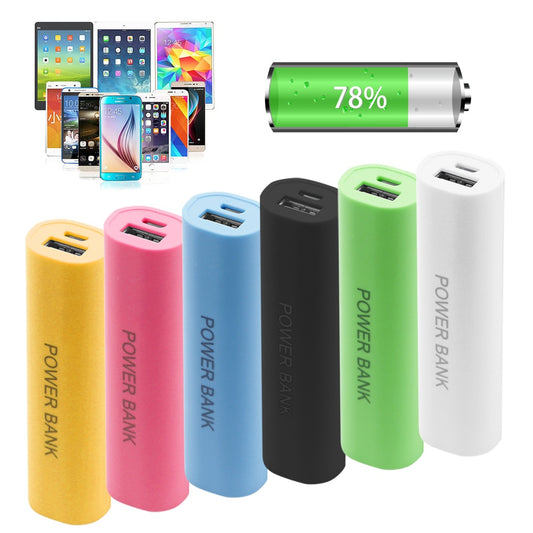 Portable Mobile USB Power Bank Pack Box & Battery Case