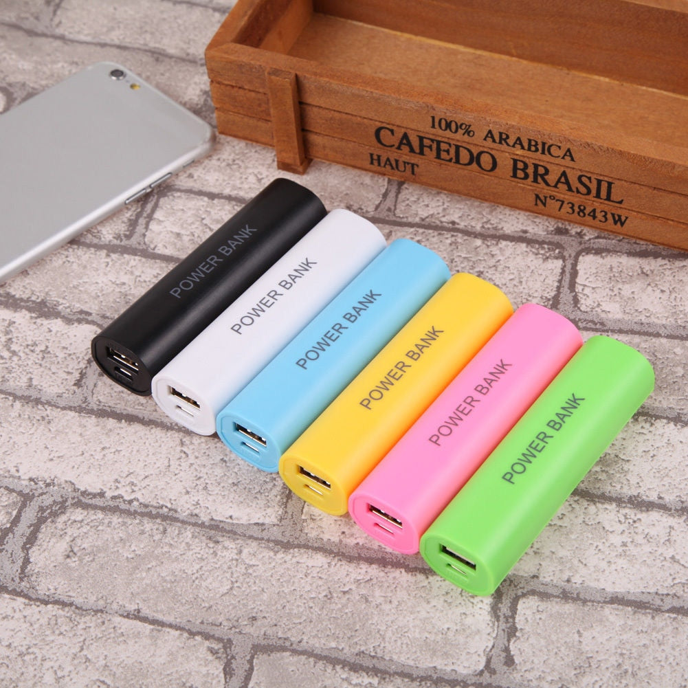 Portable Mobile USB Power Bank Pack Box & Battery Case