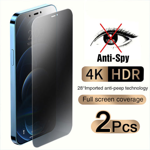 Full Cover Anti-Spy Screen Protector For All iPhones