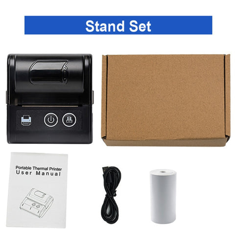 Mini Portable Printer Bluetooth Thermal Printer For Phone IOS Android Computer USB 58MM Portable Mini Thermal Printer Impresora