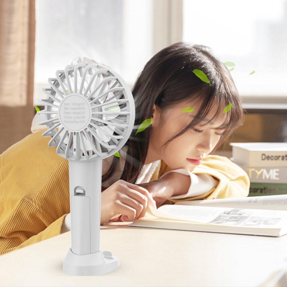 USB Rechargeable Mini Desktop Air Cooler Outdoor Fan