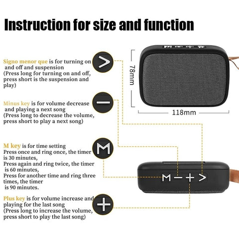 Bluetooth Speaker Wireless Connection Portable Outdoor Sports