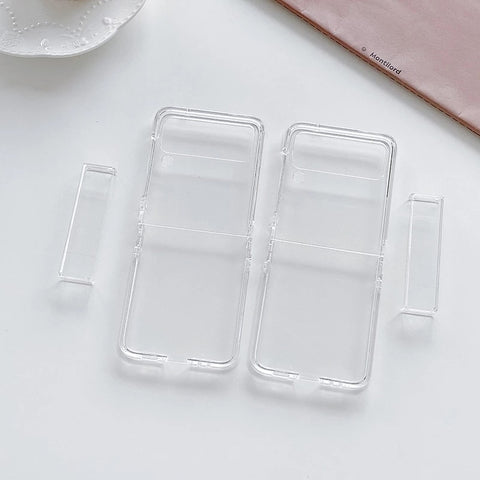 Transparent Full Protection Phone Case Samsung Galaxy Z Flip