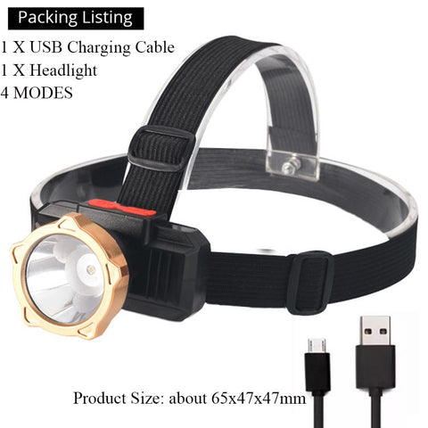 7 LED Rechargeable Lantern Headlamp - Costsold