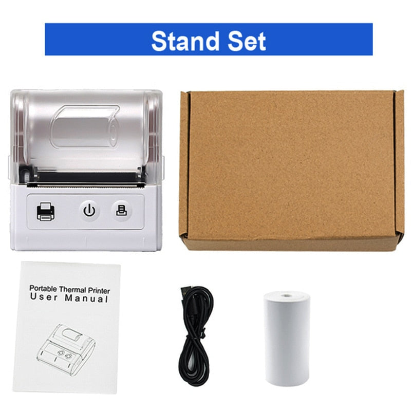 Mini Portable Printer Bluetooth Thermal Printer For Phone