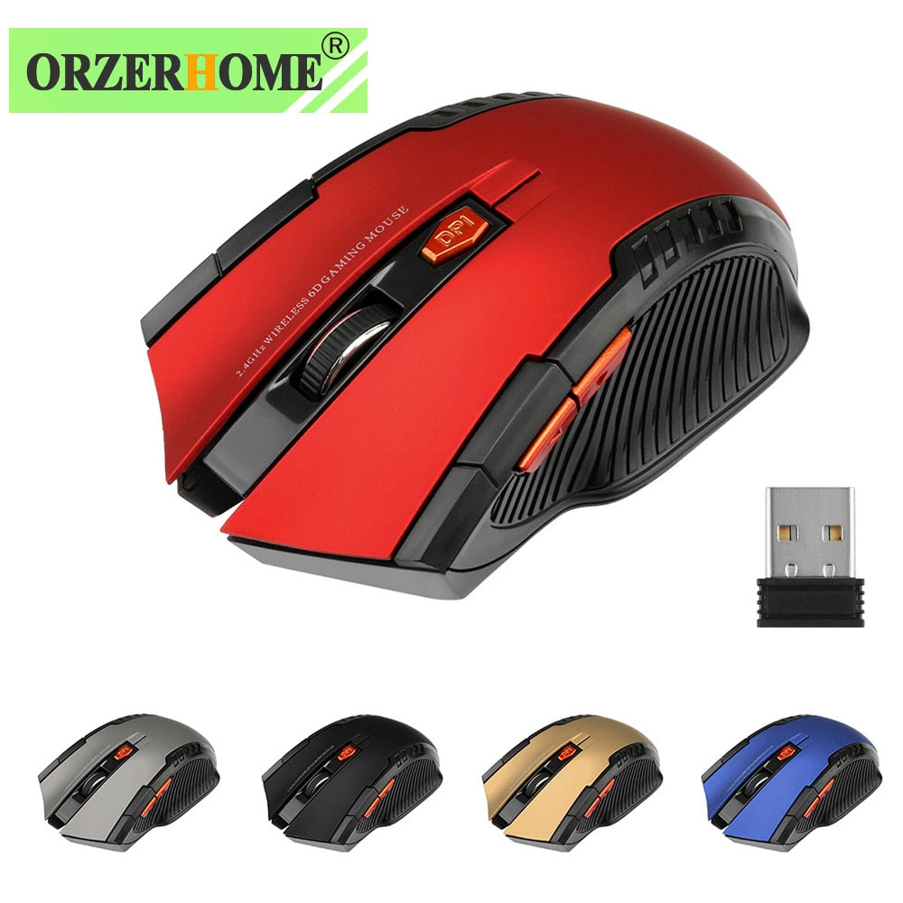 ORZERHOME 2.4GHz Wireless Mouse Optical with USB Receiver