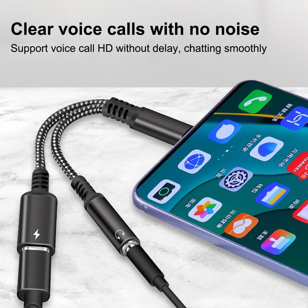 2 In 1 USB C To 3.5mm Headphone Jack Adapter - Costsold