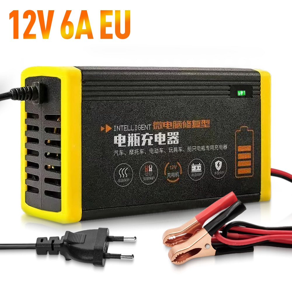 Intelligent Automatic Car Charger 12V Lead Acid Battery