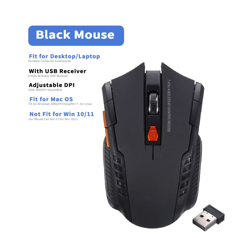 2.4Ghz Wireless Mouse with DPI Adjustable Button - Costsold