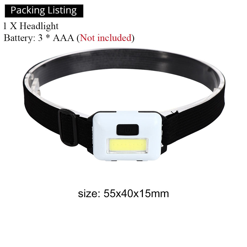 7 LED Rechargeable Lantern Headlamp - Costsold