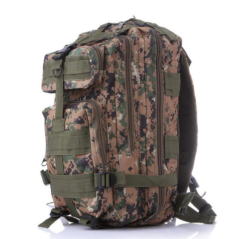 Men Military Camouflage Tactical Waterproof Backpack 