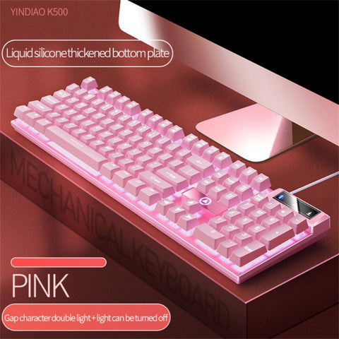 1pc K500 Gaming Mechanical Keyboard 104 Keys Gaming Keyboard