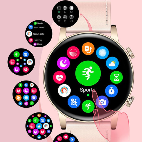 Bluetooth Call Ladies Smart Watch Women - Costsold