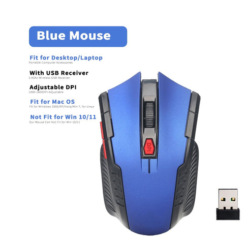 2.4Ghz Wireless Mouse with DPI Adjustable Button - Costsold