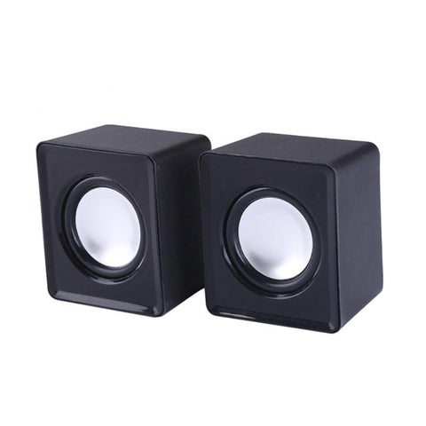 RYRA Mini Computer Speaker USB Wired Speakers Stereo