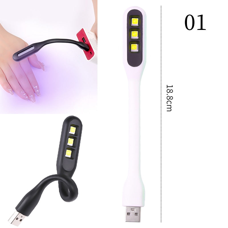 Nail Art Equipment 3 Led's Beads Manicuring Nail Tool