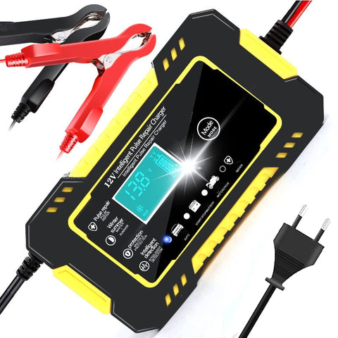 Automatic Car Battery Charger 12V Digital Display - Costsold