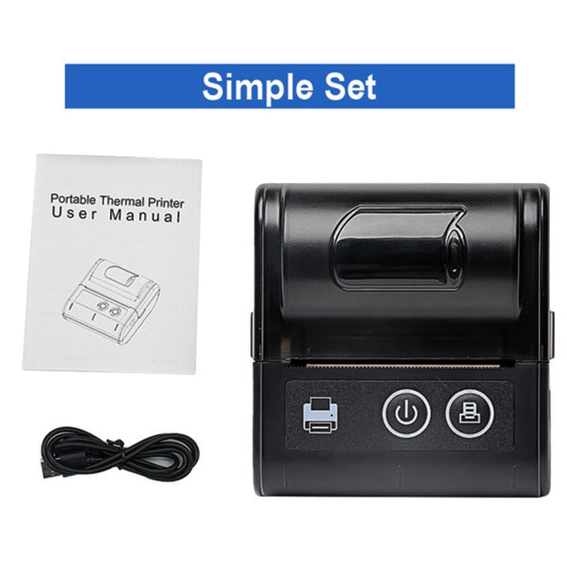 Mini Portable Printer Bluetooth Thermal Printer For Phone