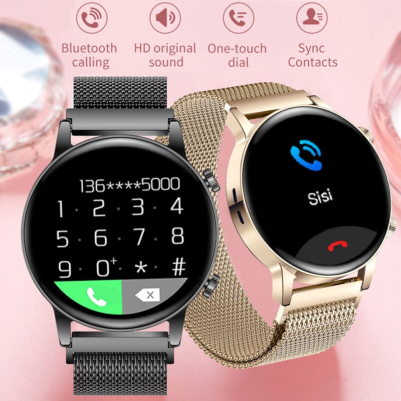 Bluetooth Call Ladies Smart Watch Women - Costsold