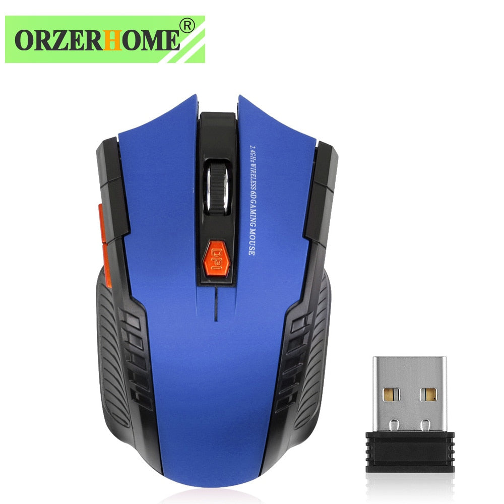 ORZERHOME 2.4GHz Wireless Mouse Optical with USB Receiver