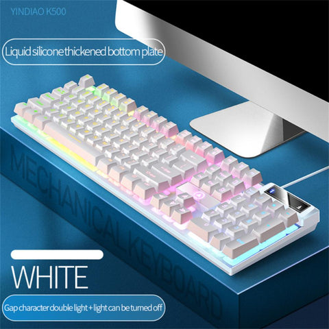 1pc K500 Gaming Mechanical Keyboard 104 Keys Gaming Keyboard