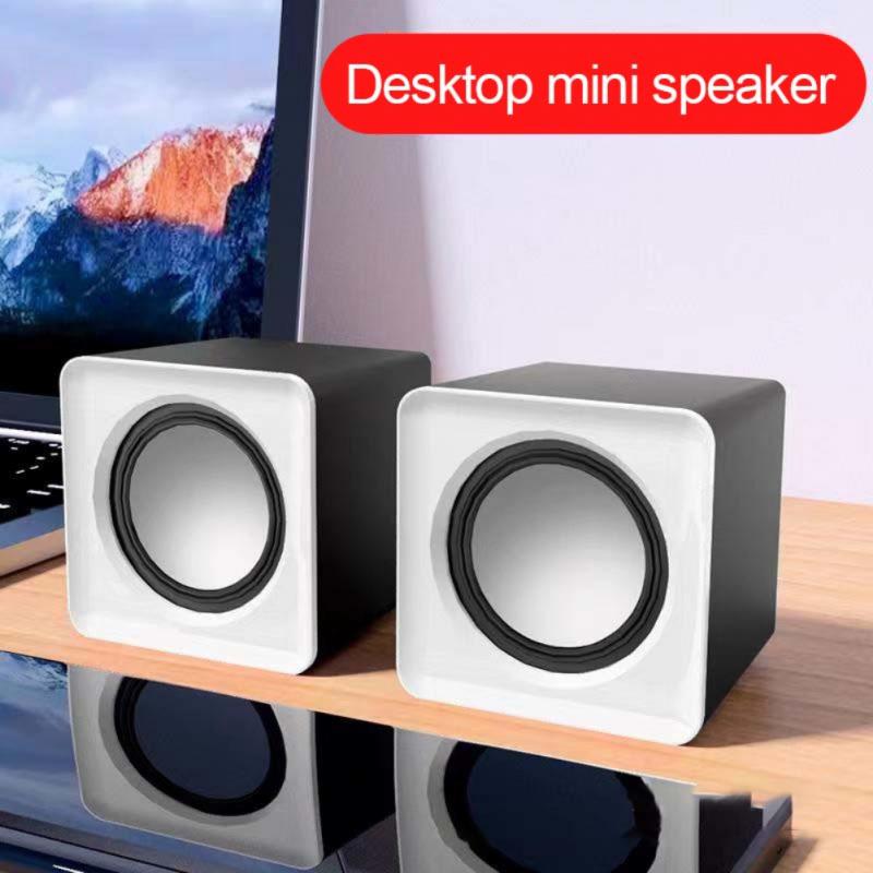 RYRA Mini Computer Speaker USB Wired Speakers Stereo