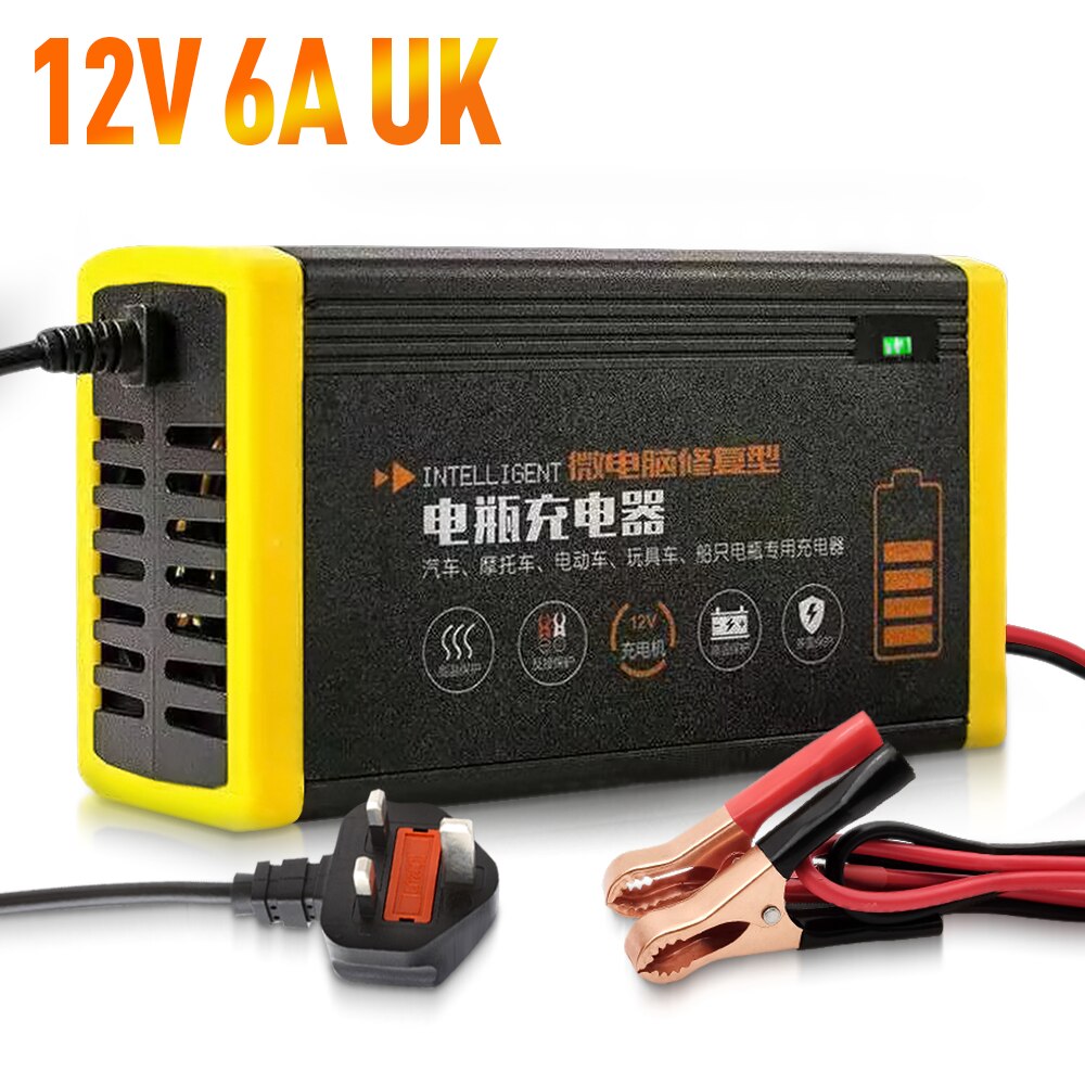 Intelligent Automatic Car Charger 12V Lead Acid Battery