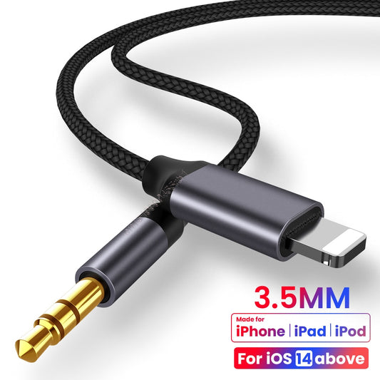 iPhone 3.5mm Jack Aux Cable Car Speaker Headphone - Costsold