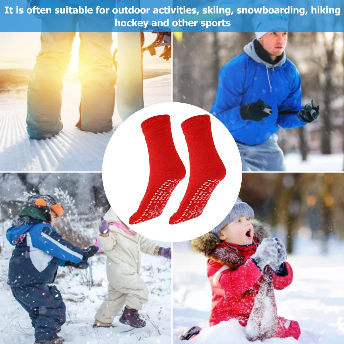 Self-Heating Anti-Fatigue Outdoor Warm Heat Insulated Socks