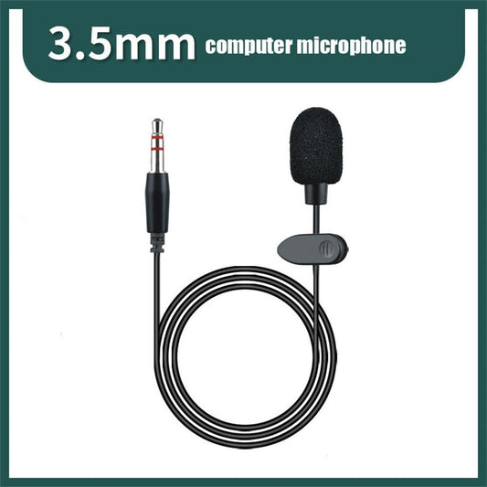 3.5mm Computer Microphones Mini Lavalier Mic - Costsold