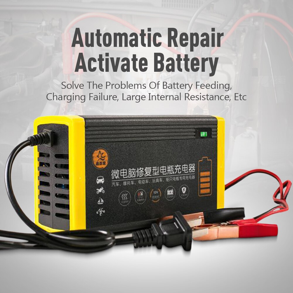 Intelligent Automatic Car Charger 12V Lead Acid Battery