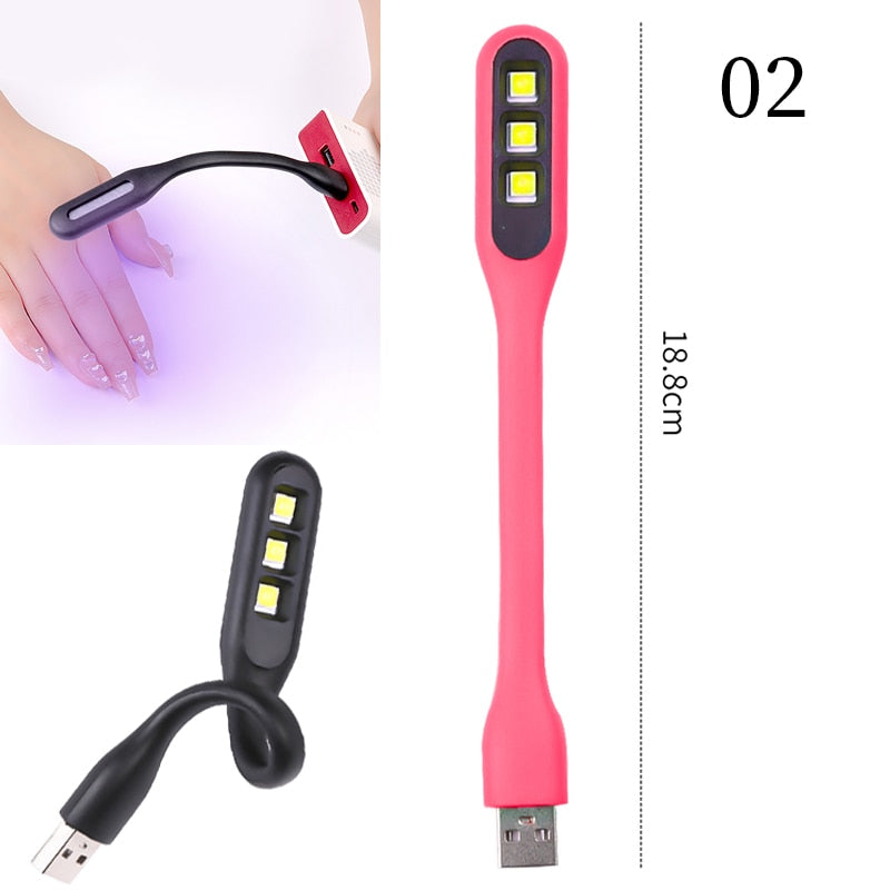 Nail Art Equipment 3 Led's Beads Manicuring Nail Tool