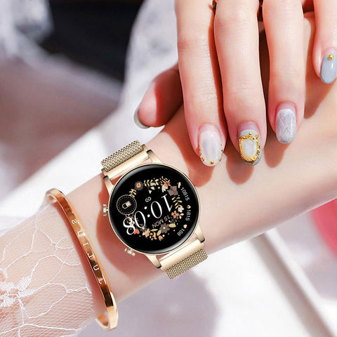 Bluetooth Call Ladies Smart Watch Women - Costsold