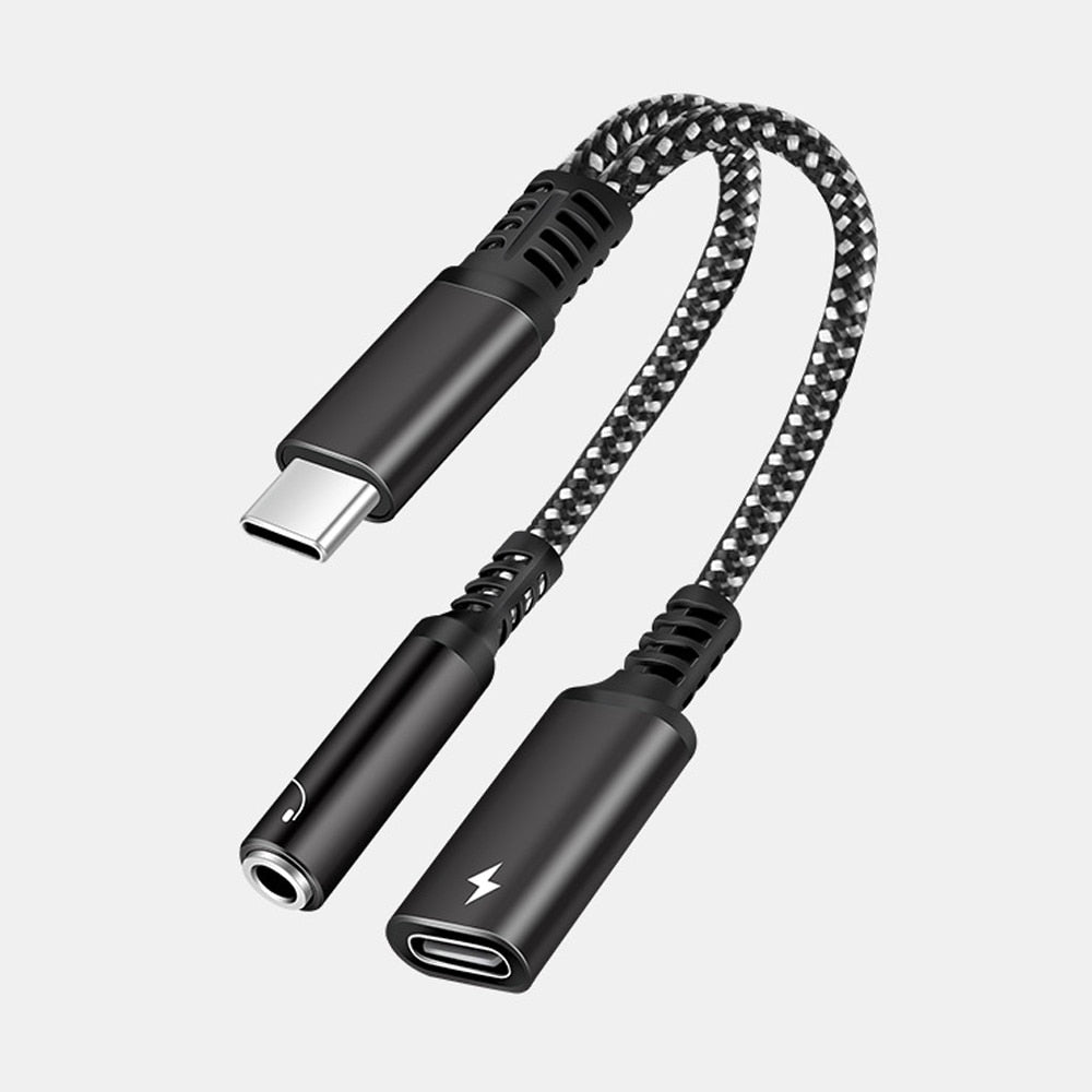 Best 2 In 1 USB C To 3.5mm Headphone Jack Adapter - Costsold