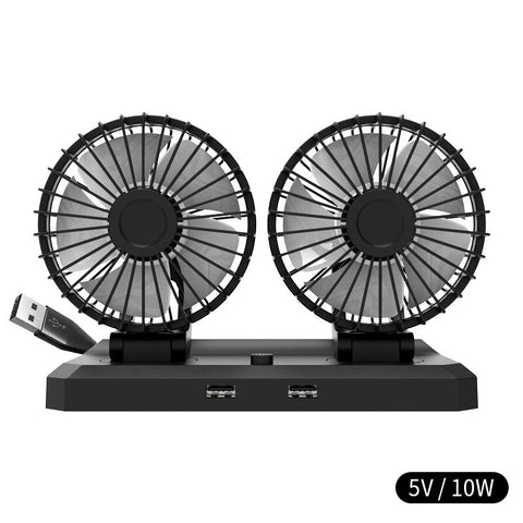 360 Degree Adjustable Car Air Conditioner Wind-enhanced Fan