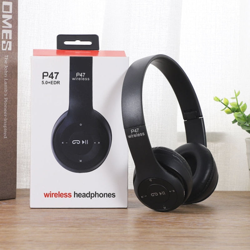 Bluetooth 5.0 Wireless Headphone HIFI Stereo Bass - Costsold