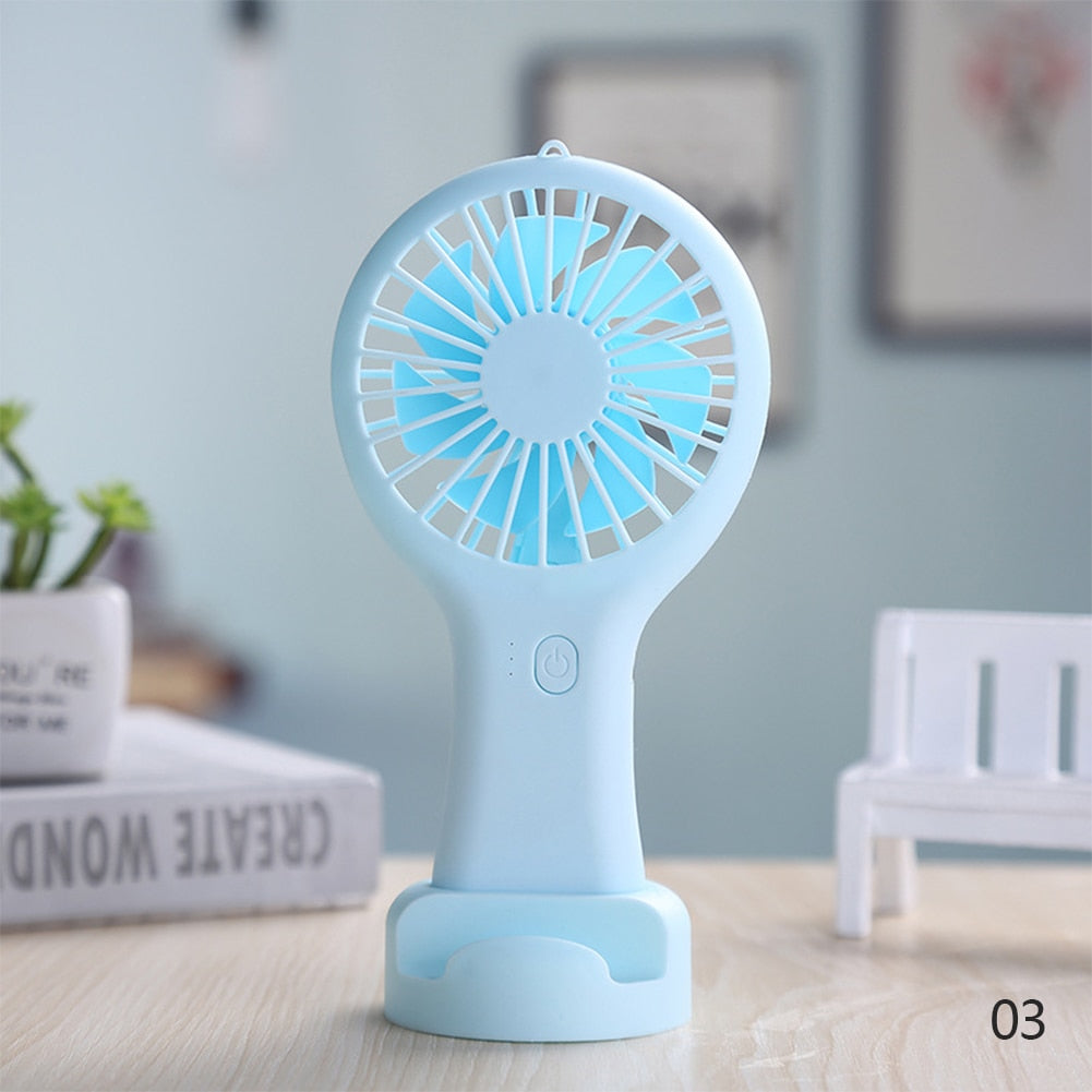 Usb Mini Wind Power Handheld Fan, Convenient And Ultra-quiet