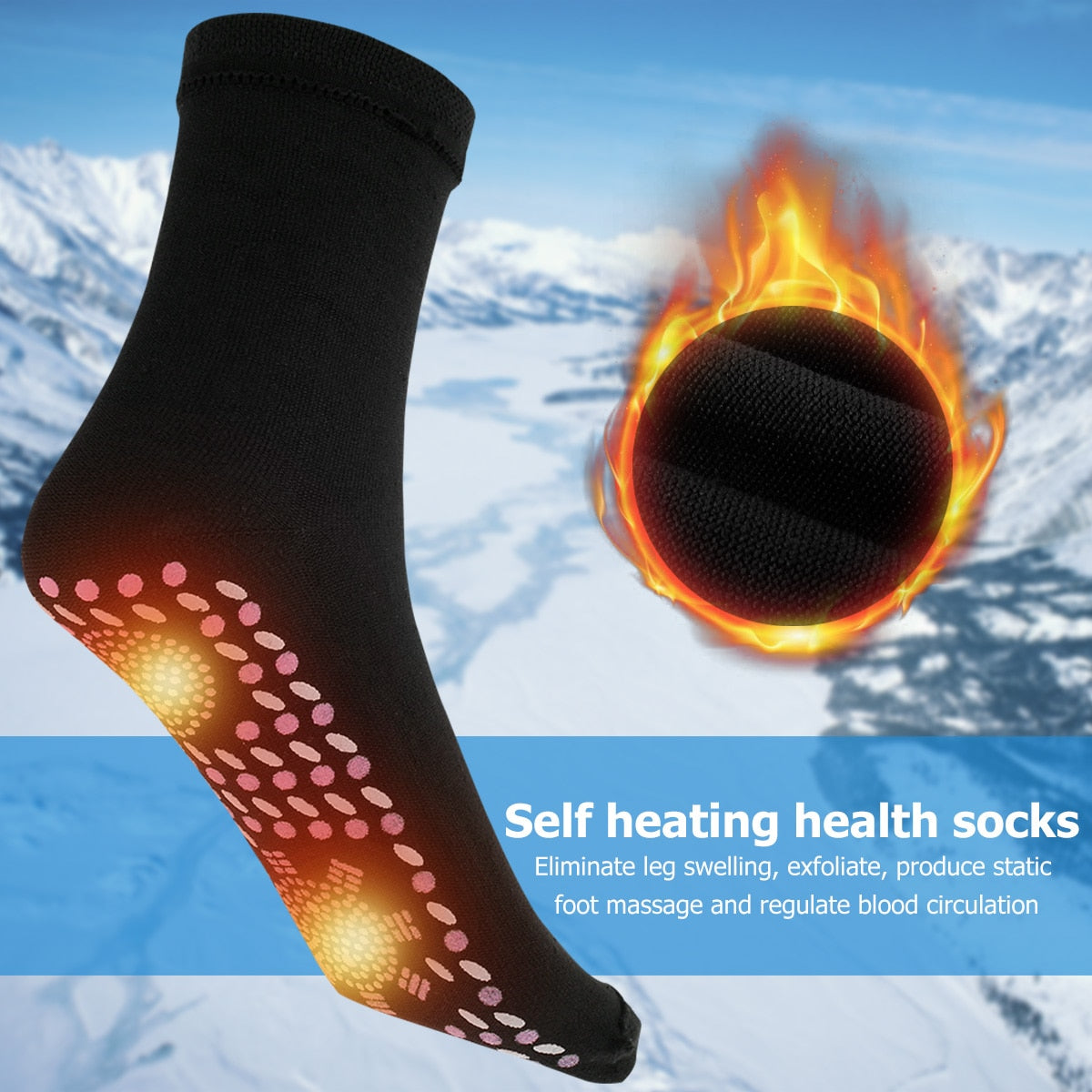 Self-Heating Anti-Fatigue Outdoor Warm Heat Insulated Socks