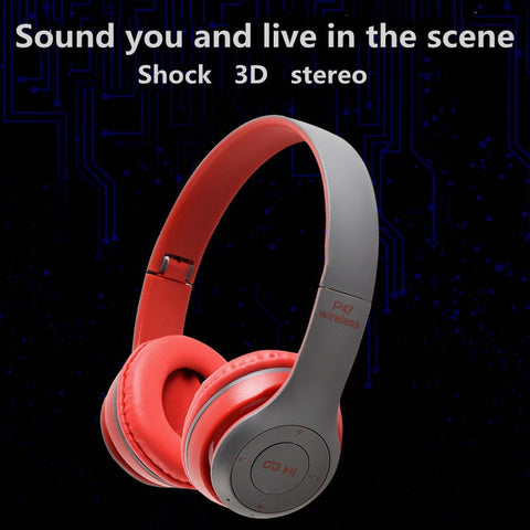 Bluetooth 5.0 Wireless Headphone HIFI Stereo Bass - Costsold