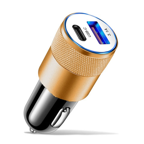 PD Car Charger 70W Car Charger USB Type & USB - Costsold