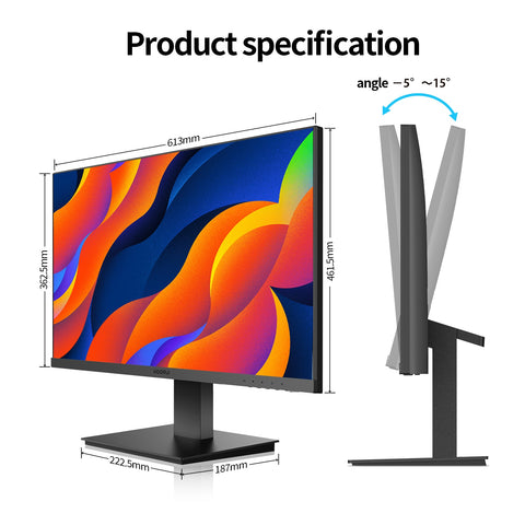 KOORUI Monitor 27 inch PC Accessories 1920x1080 FHD 